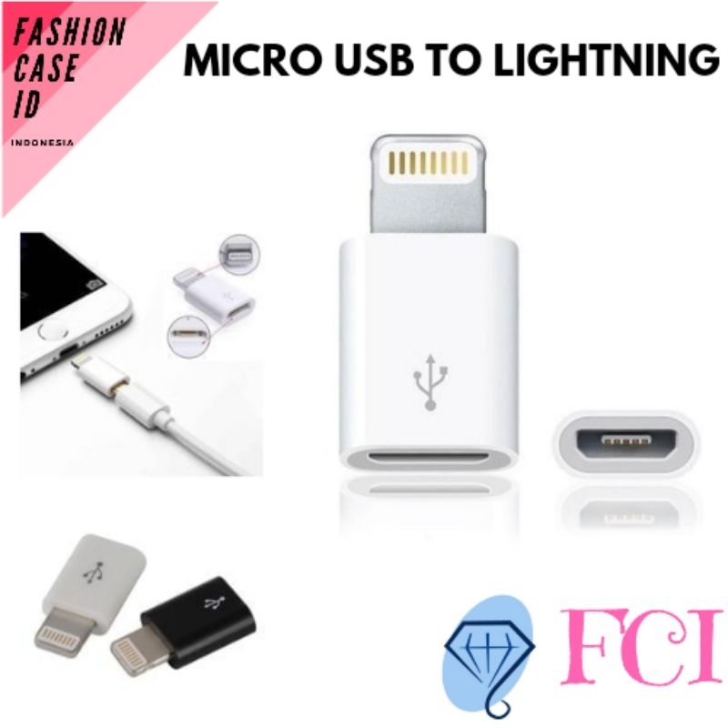Jual Connector Adapter Micro USB To Lightning iPhone iPad Konektor OTG ...