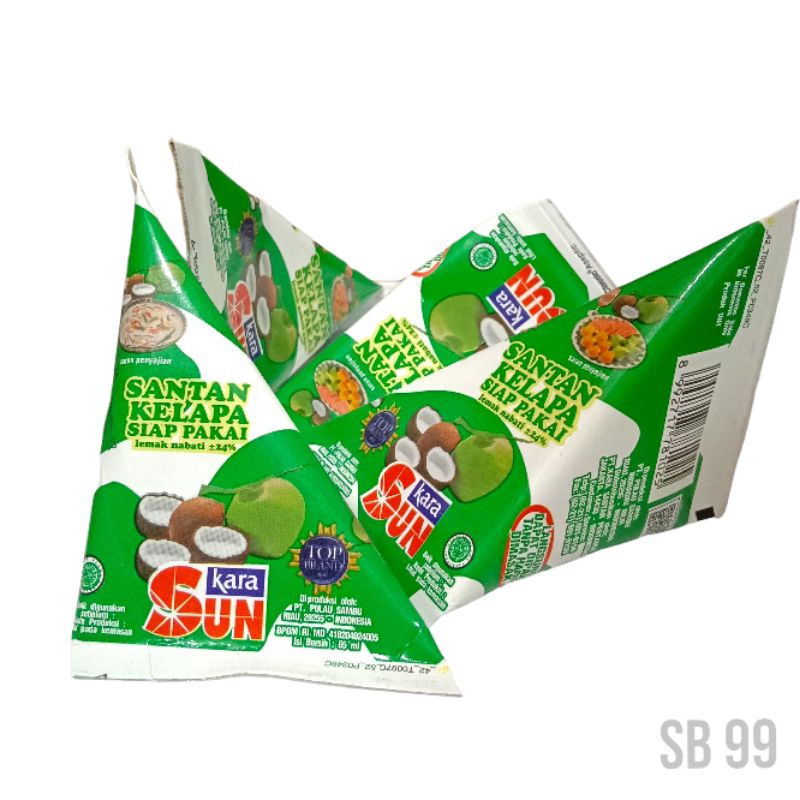 Jual 5 PCS!! Kara santan kelapa siap pakai Tca cube 65ml | Shopee Indonesia