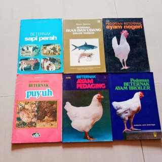 Buku budidaya dan ternak Sapi, Ikan, Ayam , Udang