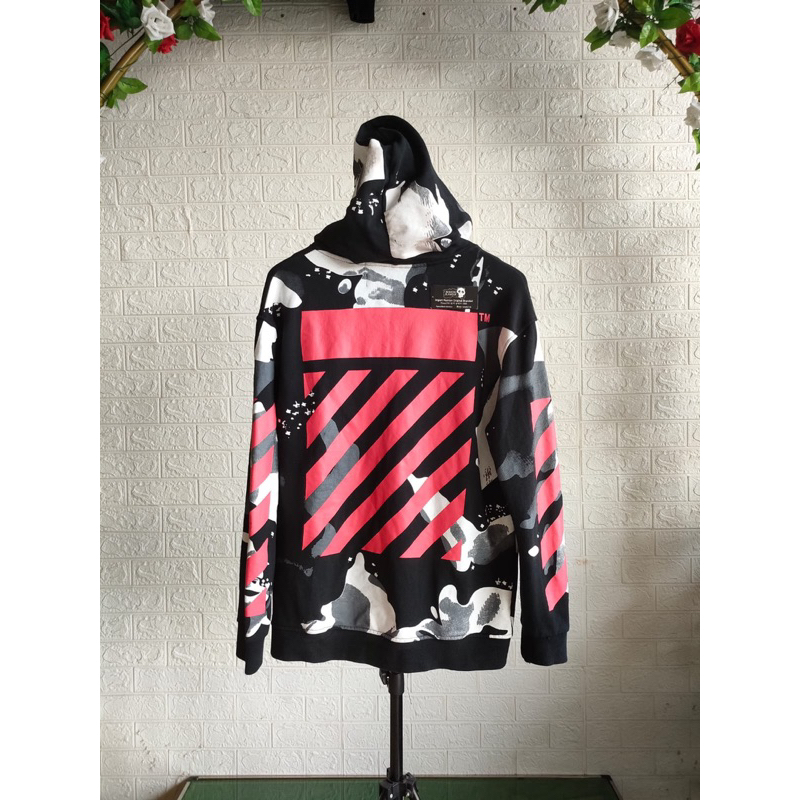 Jual SWEATER HOODIE OFF WHITE RARE ITEM LIQUID SPOT Shopee Indonesia