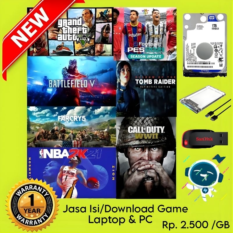 Jual Jasa Isi / Download Game PC, Laptop | Shopee Indonesia