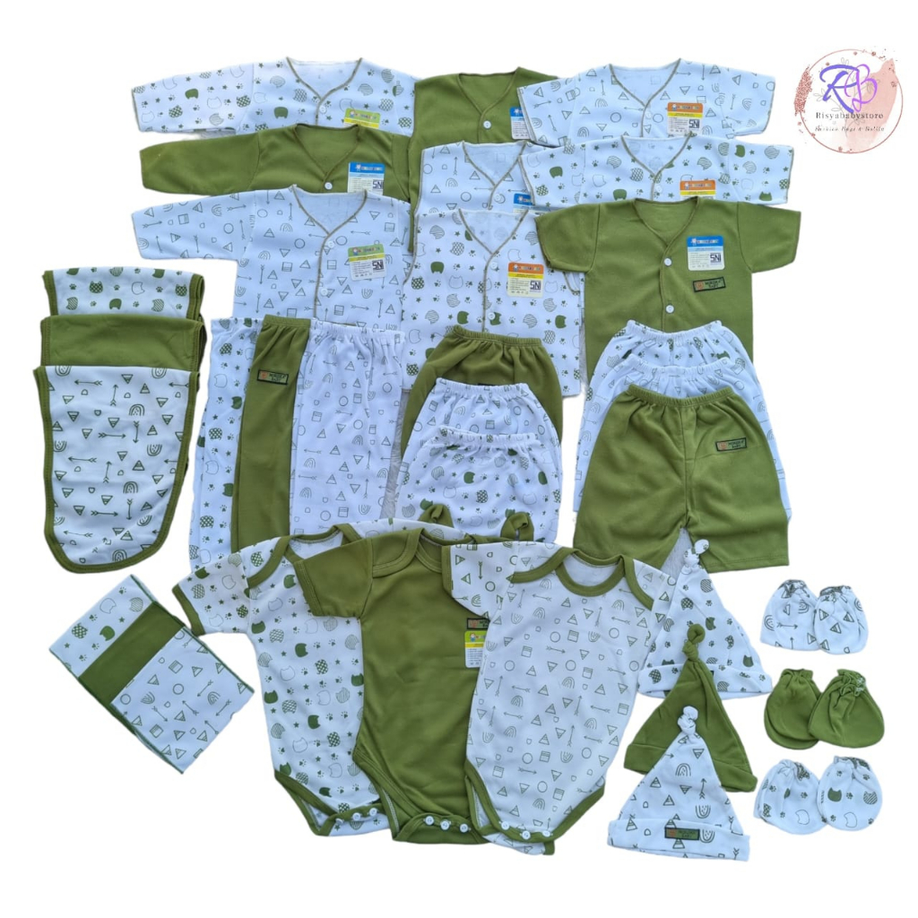 Jual 39pcs Paket Lahiran Hemat Baju Bayi Baru Lahir Set Panjang Baju ...