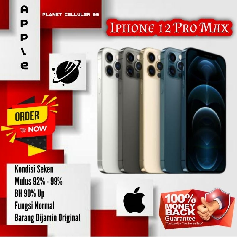 Jual Iphone 12 PRO MAX Second | Shopee Indonesia