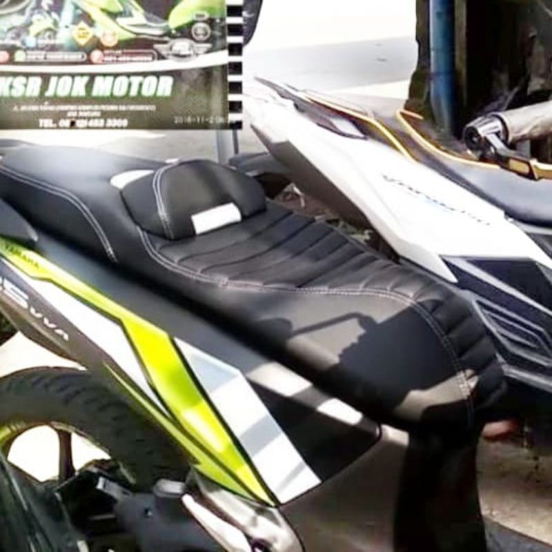 Jual Sarung Cover Kulit Jok Motor Custom Lexi Standard Model Caferacer