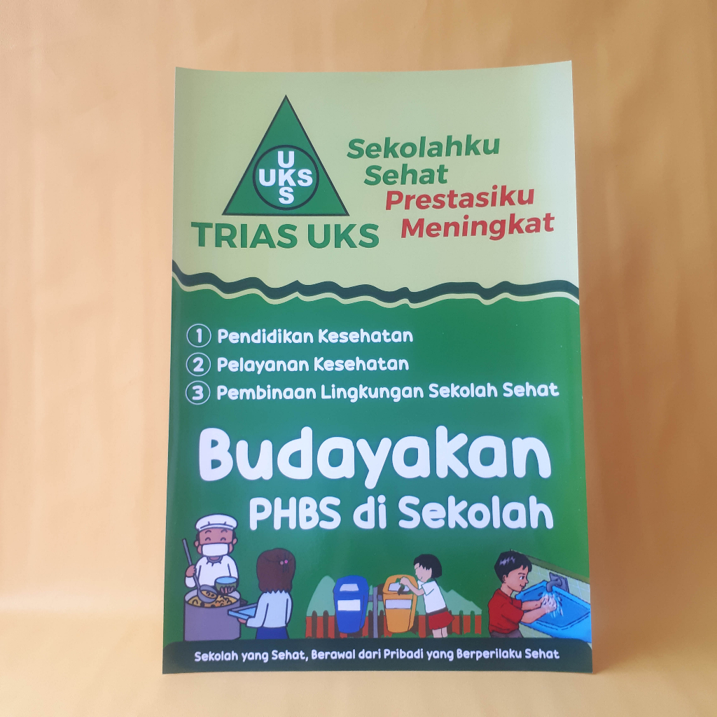 Jual Poster Trias Uks Poster Budayakan Phbs Di Sekolah Poster