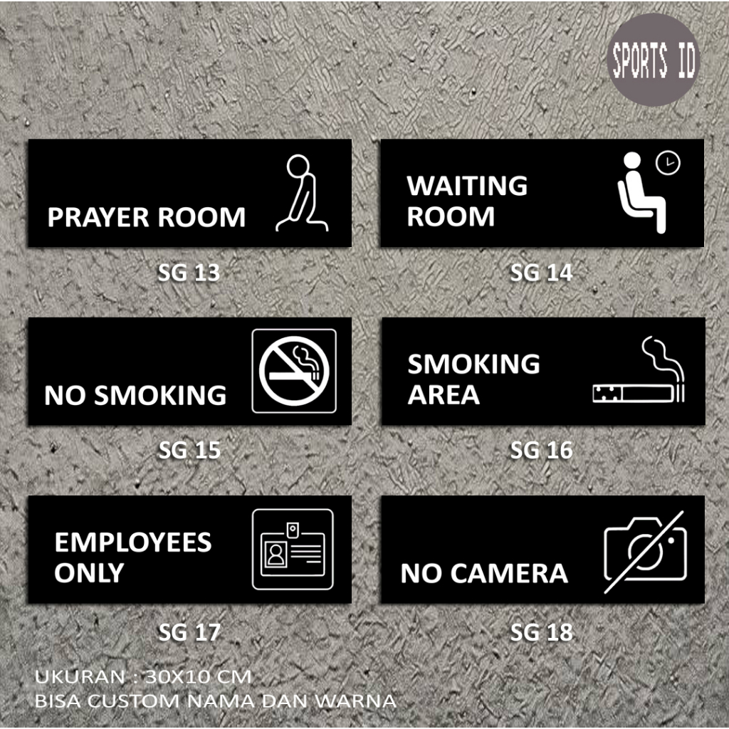 Jual PAPAN SIGN - PAPAN PETUNJUK - SIGN BOARD - PAPAN PETUNJUK CUSTOM ...
