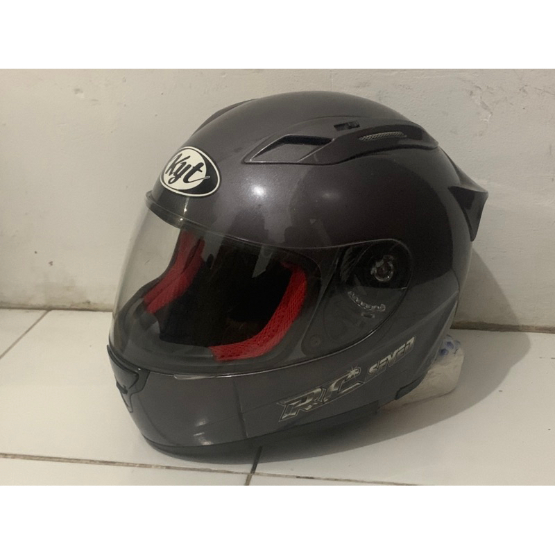 Jual KYT RC7 abu abu | Shopee Indonesia