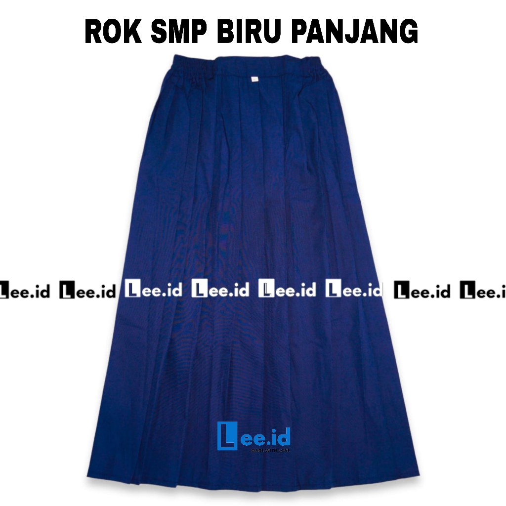 Jual Rok SMP Panjang Perempuan Seragam Sekolah SMP Rok Panjang Rempel ...