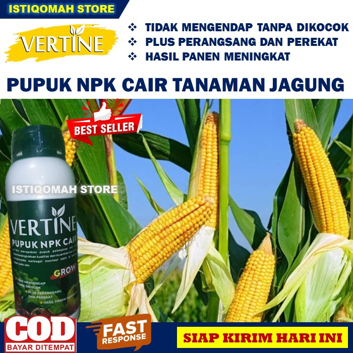 Jual Pupuk Penyubur Akar Batang Daun Dan Buah Tanaman Jagung Terbaik Vertine 500ml Pupuk Npk 3546