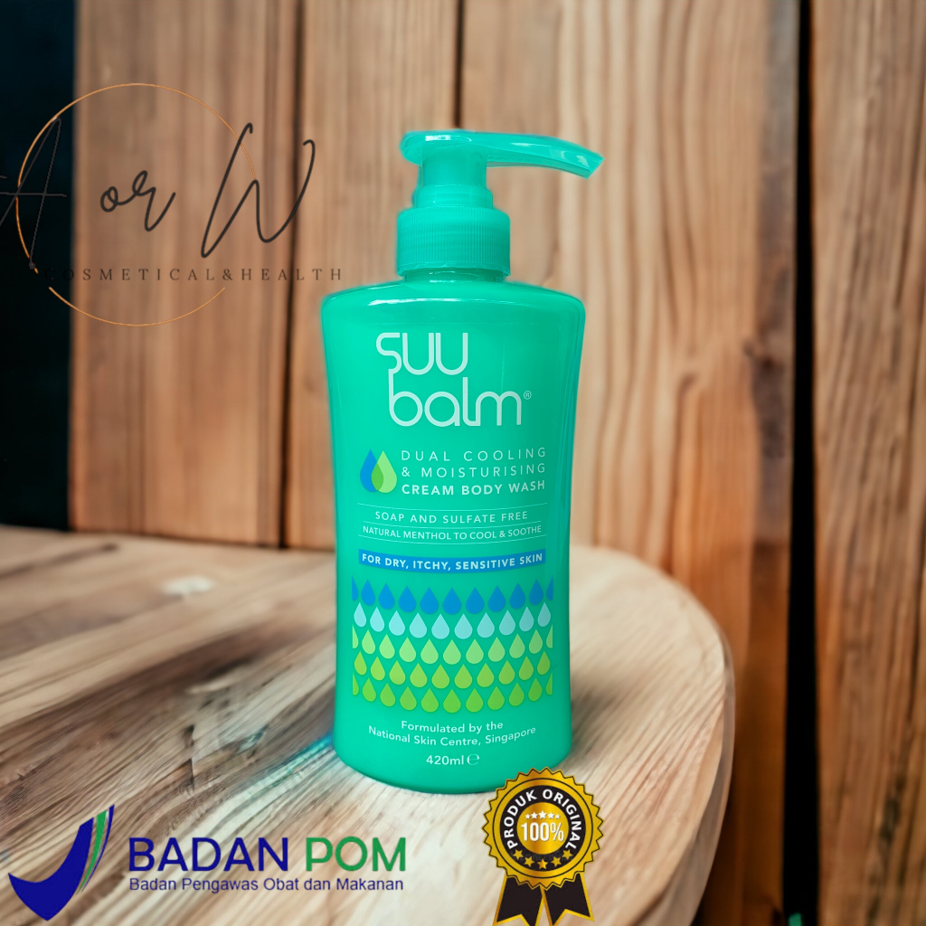 Jual SUU BALM BODY WASH 420 ML Dual Cooling & Moisturising Cream Body