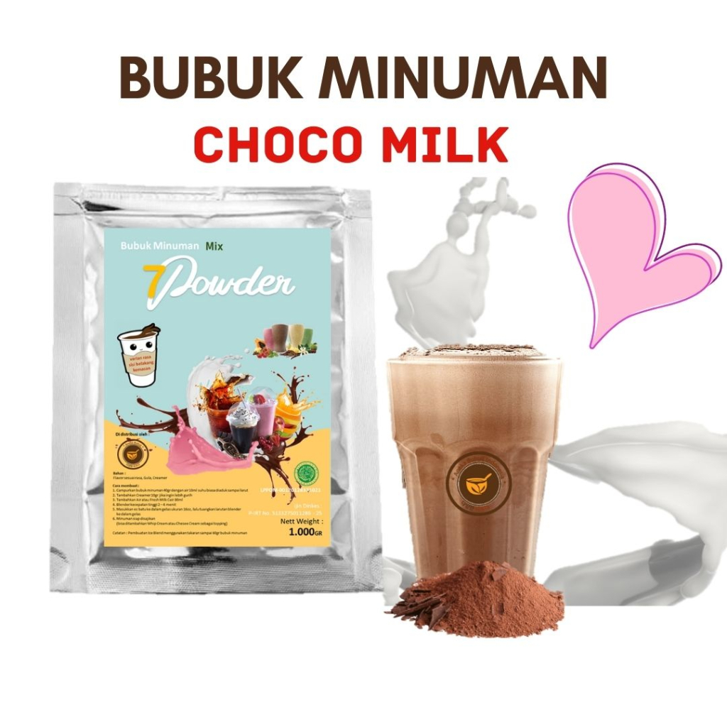 Jual BUBUK MINUMAN CHOCO MILK MIX 1KG - SERBUK MINUMAN ES BOBA RASA ...