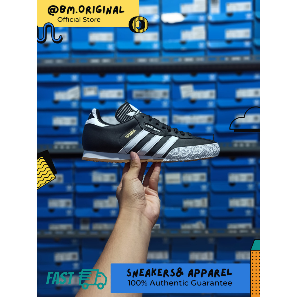 Adidas Samba Super Black White ORIGINAL 019099