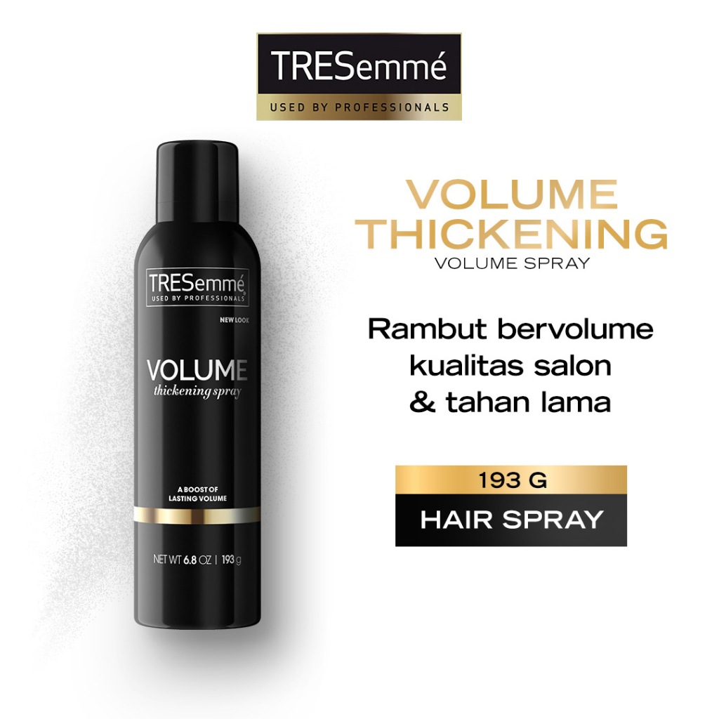 Jual Tresemme Volume Thickening Hair Spray Untuk Rambut Lebih Tebal 193g Shopee Indonesia 0197