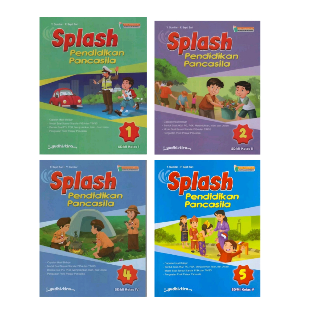 Jual Splash Pendidikan Pancasila Kelas 1 2 3 4 5 6 Penerbit Yudhistira ...