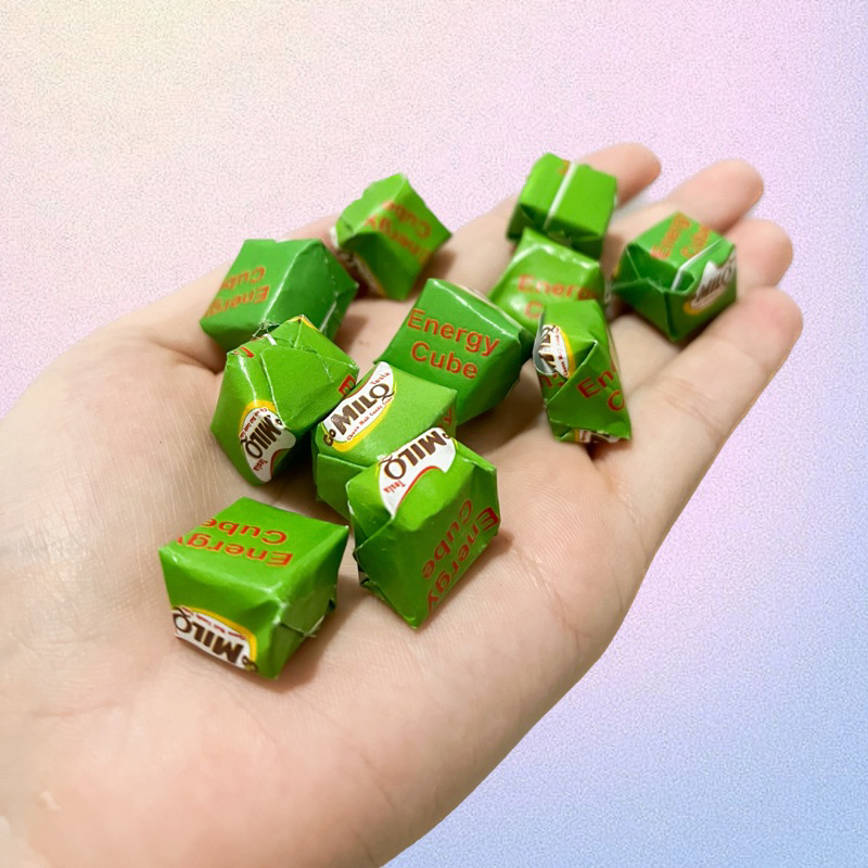 Jual MilQ Cube Milo Candy Permen Cemilan Coklat 100% Halal | Shopee ...