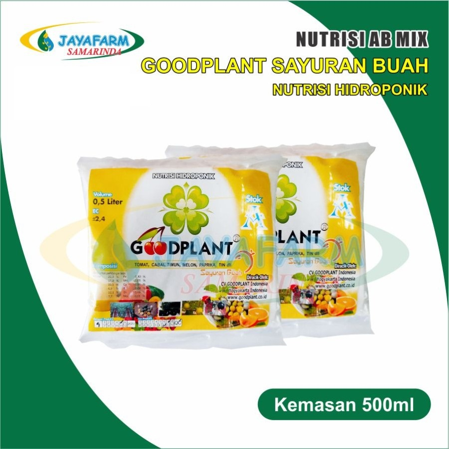 Jual Pupuk Nutrisi Hidroponik Bubuk Ab Mix Goodplant Buah Ml