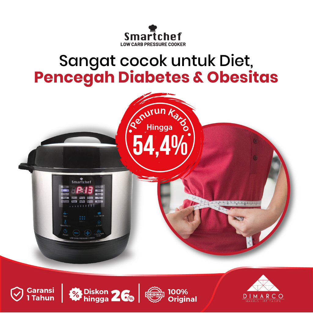 Jual Rice Cooker SMARTCHEF Digital pressure cooker Produk Original