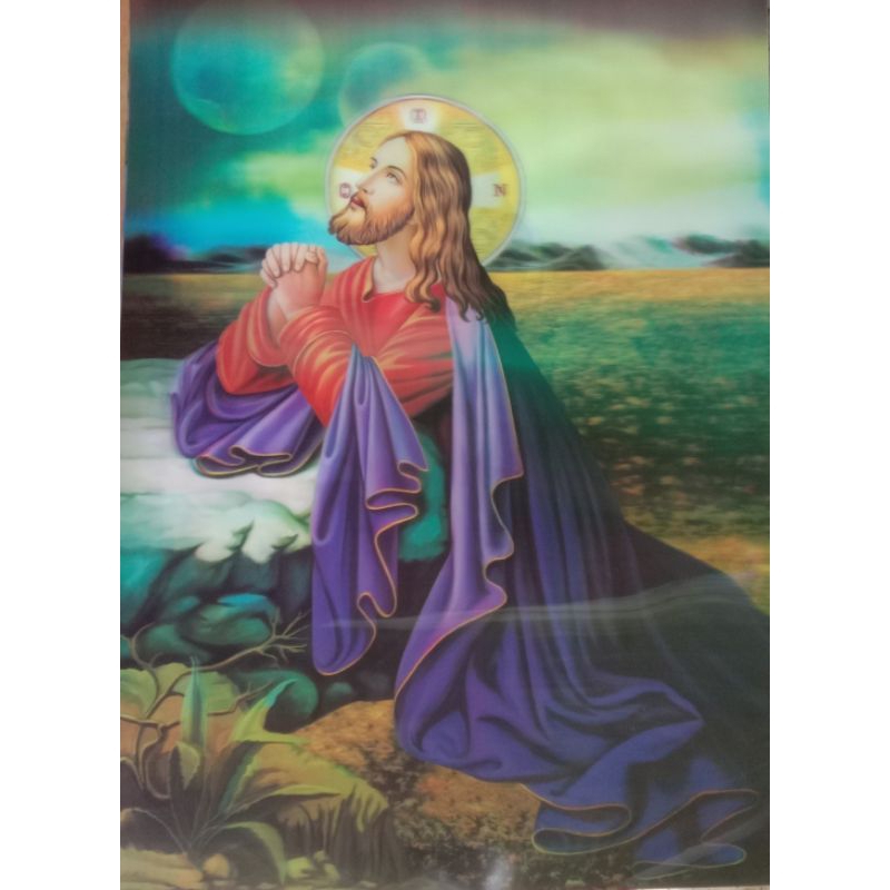 Jual Poster 3 Dimensi 3d Yesus Kristus Ukuran 58 X 78 Cm Shopee Indonesia 8101