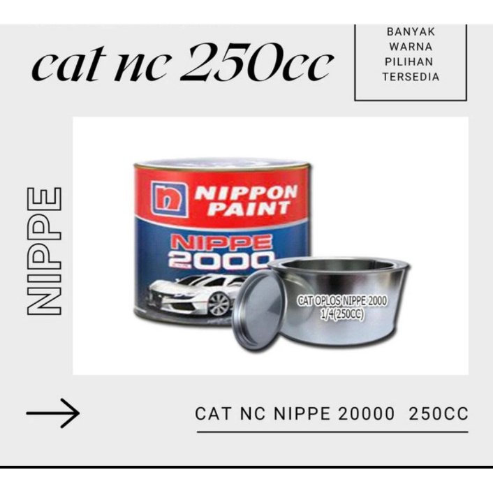 Jual NIPPE 2000/CAT DUCO/KAYU/BESI/PLASTIKDLL/KEMASAN 250CC CAT DUCO 1/ ...