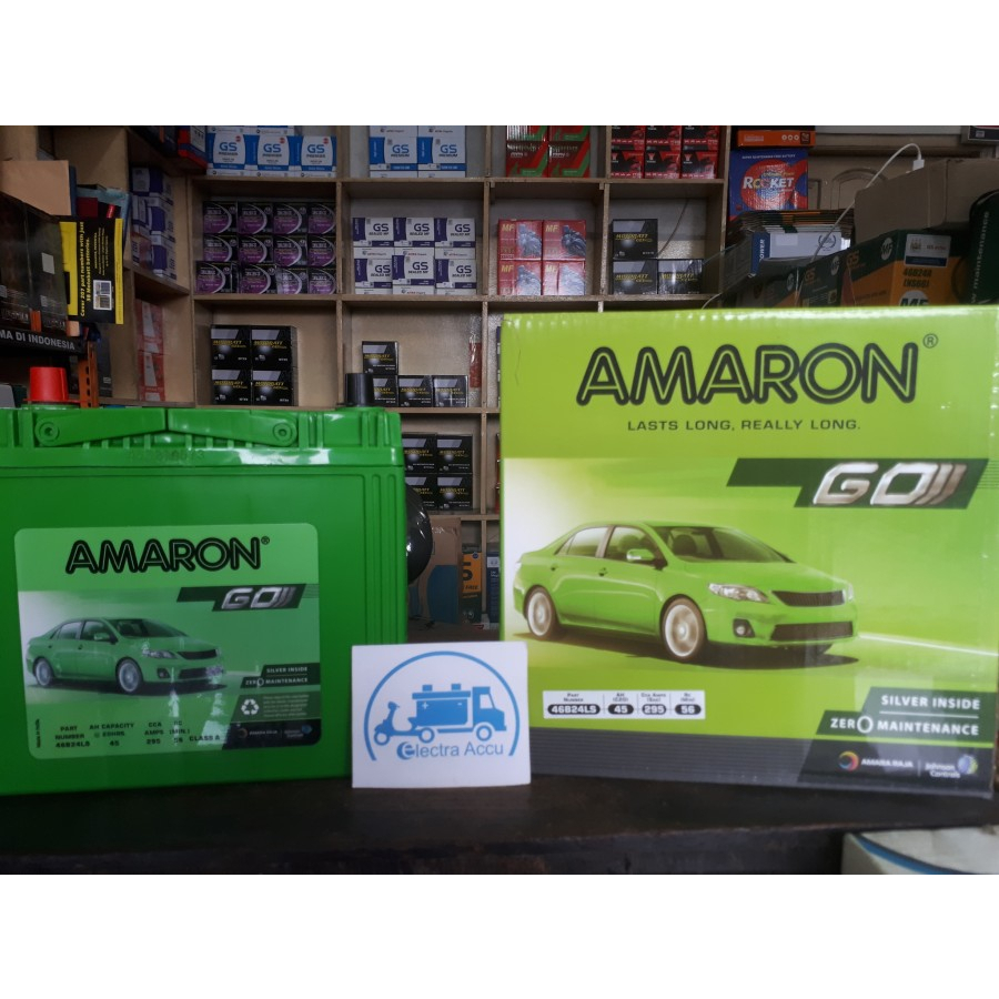 Jual Aki Mobil NS60LS 46B24LS Amaron Go Honda New Accord CRV New Civic