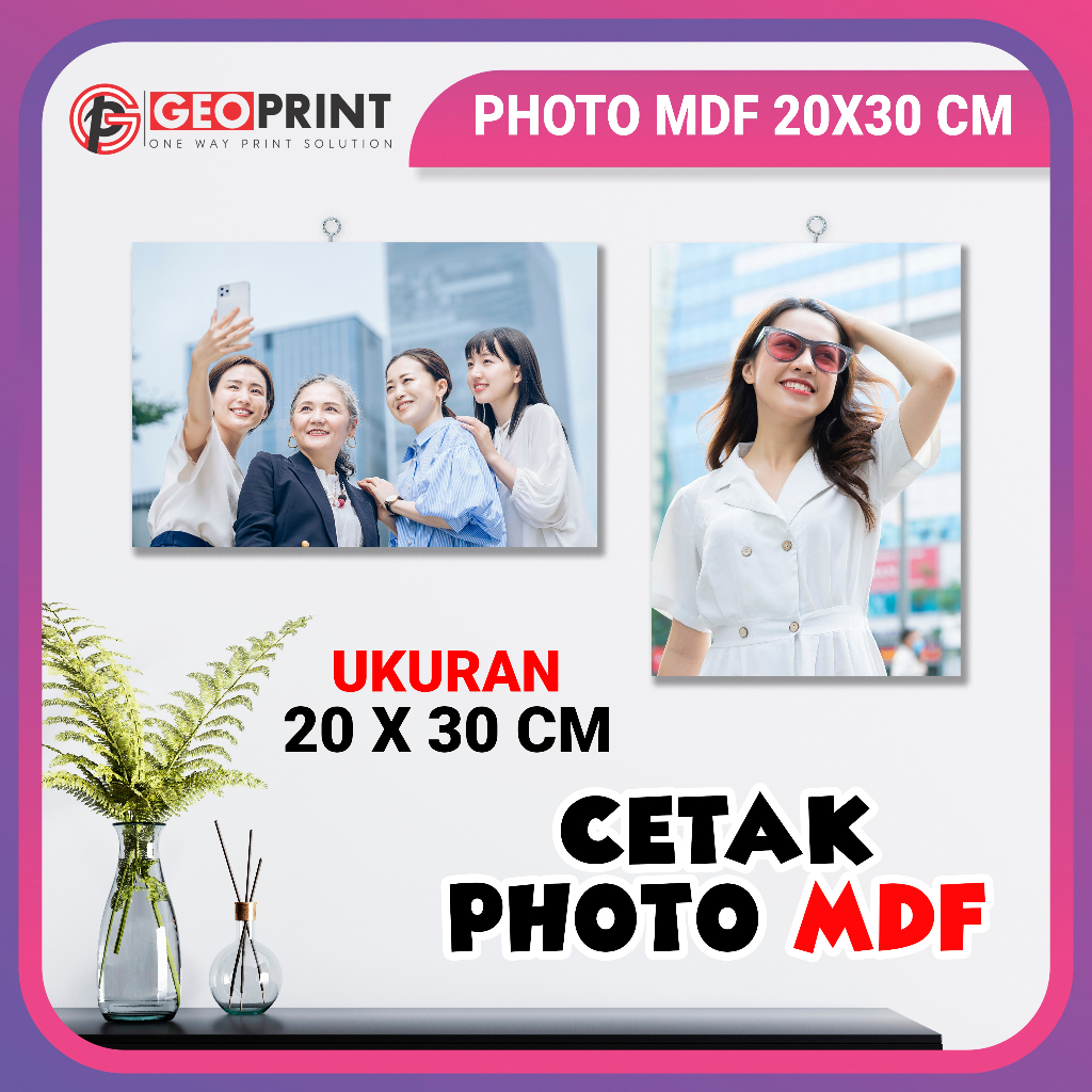 Jual CETAK FOTO KAYU MDF 20X30 CM CUSTOM | CETAK POTO BESAR | HIASAN ...