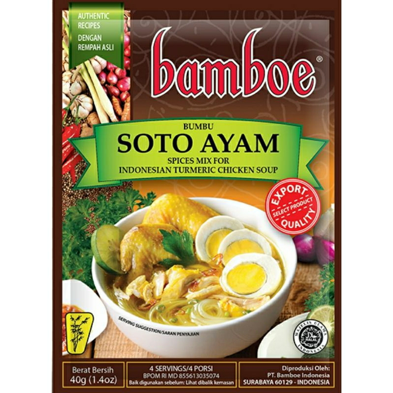 Jual Bamboe Bumbu Masakan Rendang / Rawon / Gule / Nasi Goreng / Tom ...