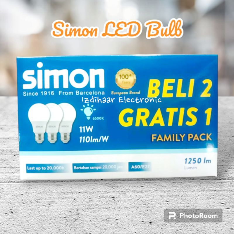 Jual SIMON Family Pack LED Bulb 5/7/9/11 Watt | Shopee Indonesia