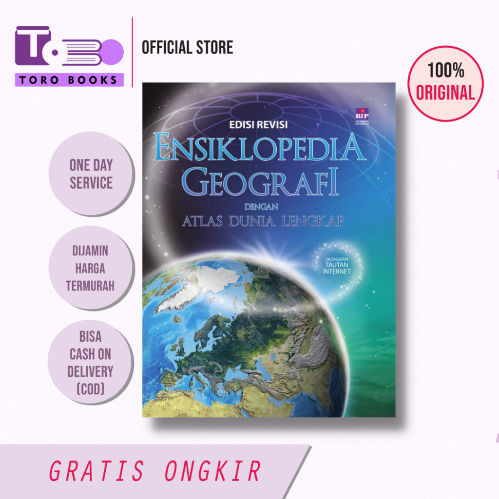 Jual Ensiklopedia Geografi Dengan Atlas Dunia Lengkap Edisi Revisi