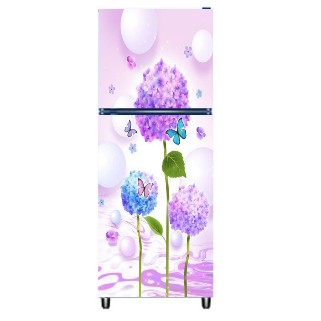 Jual Stiker Kulkas Dua Pintu Motip Bunga | Shopee Indonesia