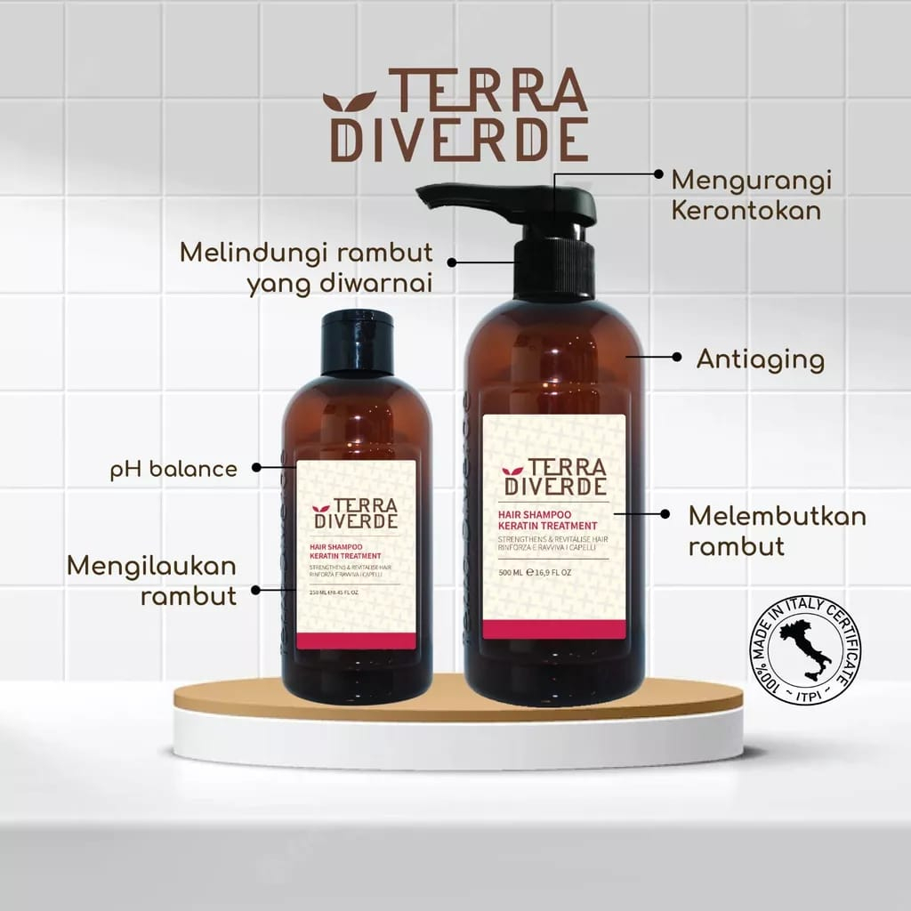 Jual 1PC SINERGIA TERRA SHAMPOO ATAU CONDITIONER KERATIN TREATMENT 500