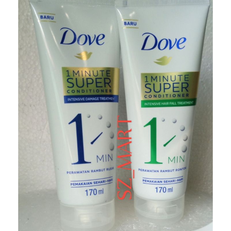 Jual Dove 1 Minute Super Conditioner 170Ml / 70ml | Rambut Rusak ...