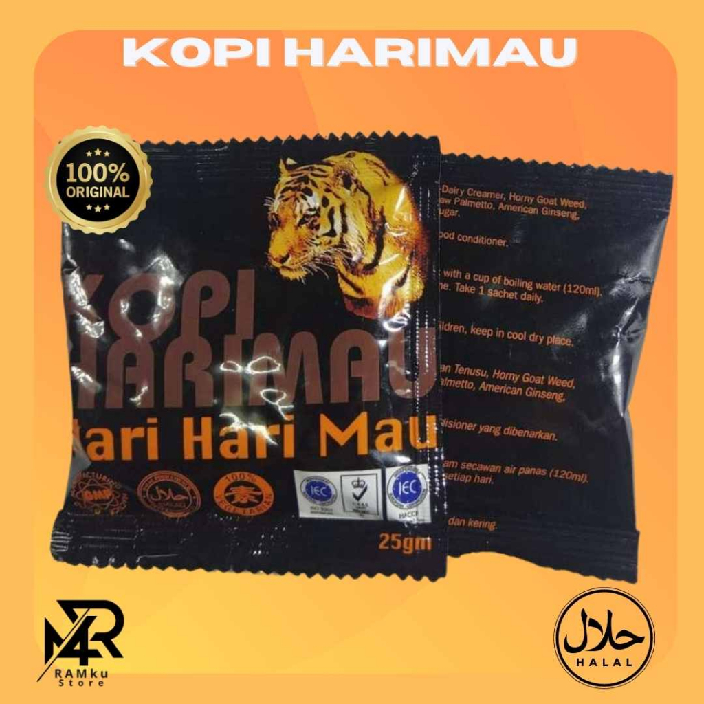 Jual Kopi Harimau Hari Hari Mau 100 Original Malaysia Shopee Indonesia