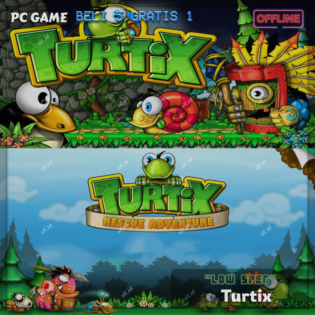 Jual Turtix - Turtix - Rescue Adventure - PC Game - DVD Game PC ...