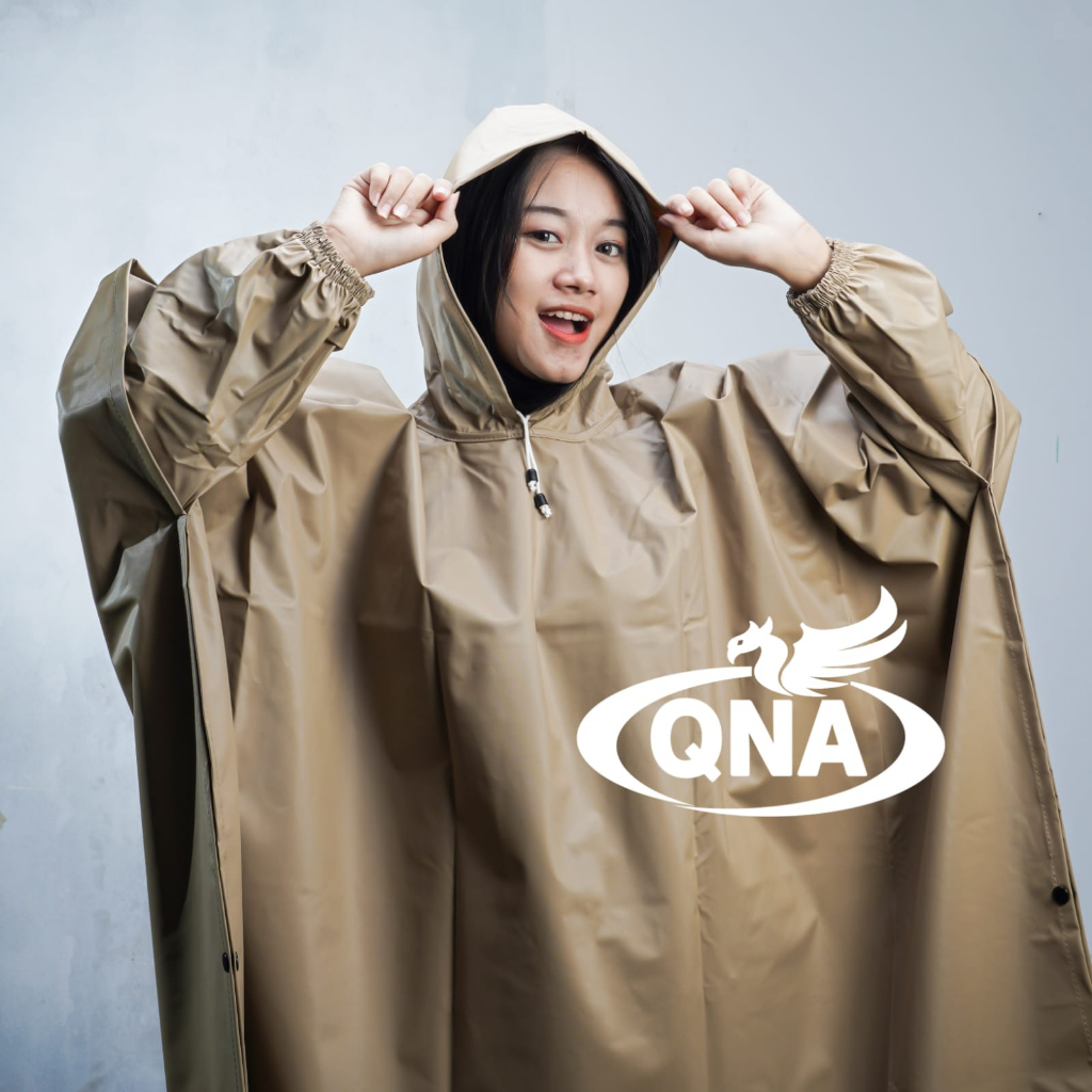 Jual Jas Hujan Ponco Lengan Terbaik Dewasa Pria Wanita By Qna Mantel