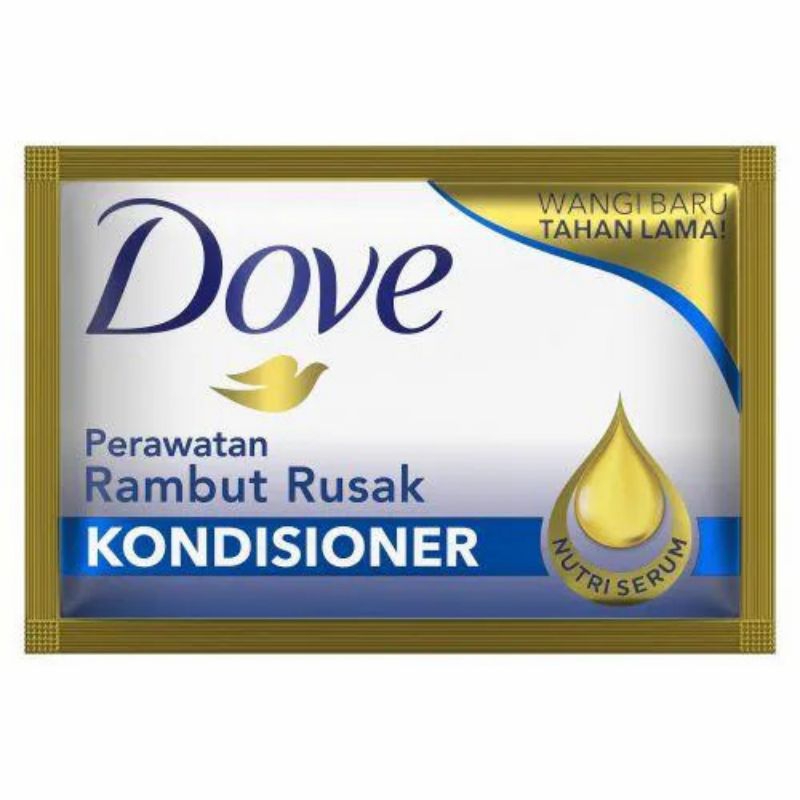 Jual Dove Sachet Conditioner 16ml ( Isi 12 Sachet) Shopee Indonesia