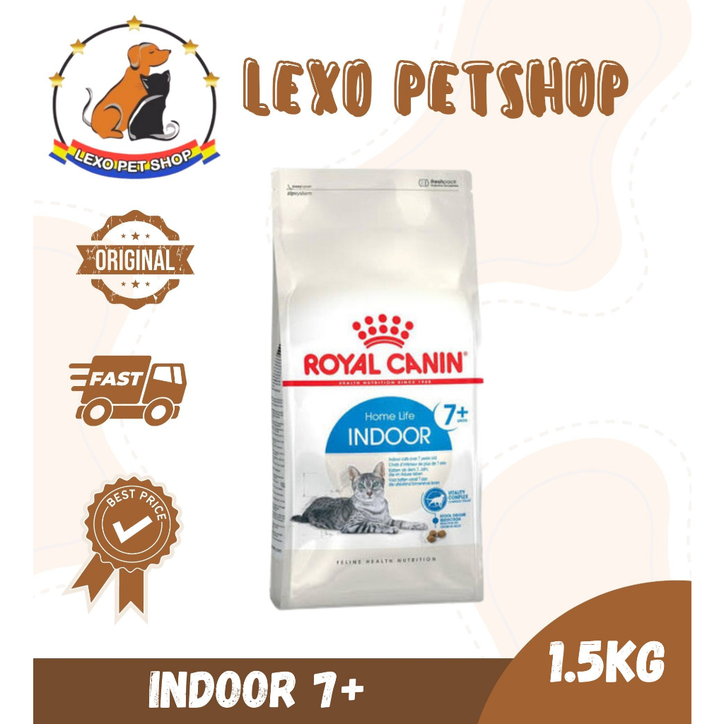 Jual Royal Canin Indoor 7+ 1.5kg Makanan Kucing Tua / Cat Food