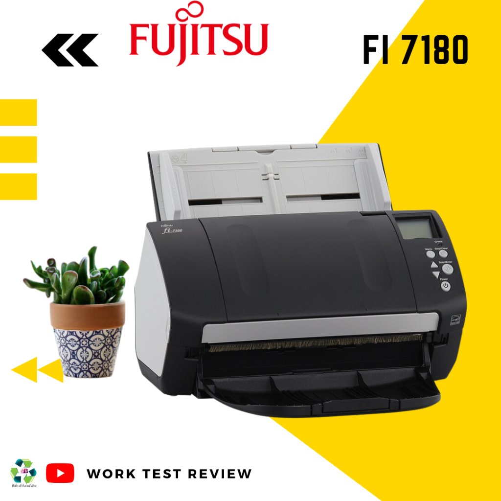 Jual Scanner Folio High Speed Fujitsu Fi-7180 Scan 80 PPM Daily 11.000 ...