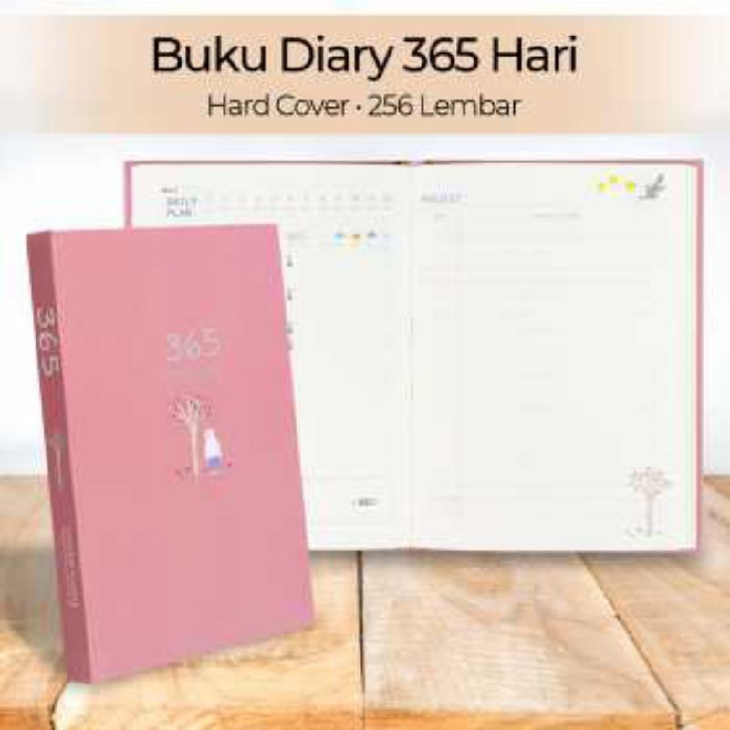 Jual Buku Diary 365 Hari Hardcover Agenda Planner Book - DDT365 ...
