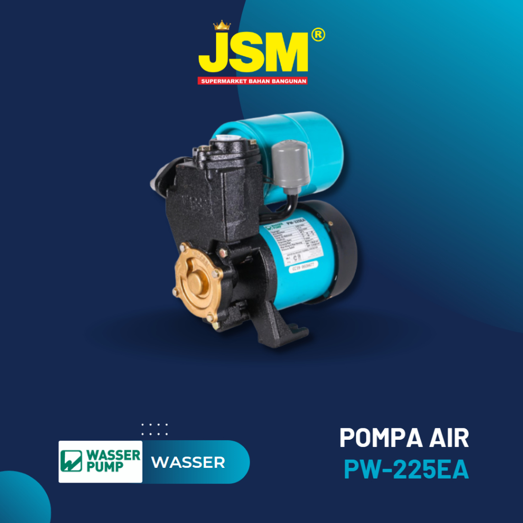 Jual Wasser Shallow Jet Pump Pompa Air Sumur Dangkal Otomatis Pw