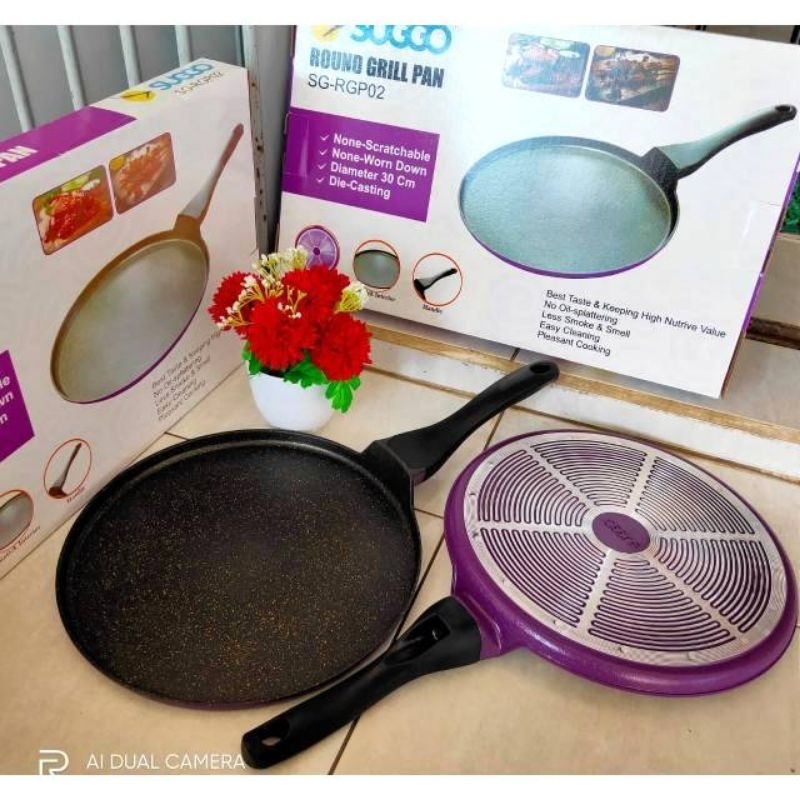 Jual Alat Panggang Pizza Pan Round Grill Suggo 30 CM Shopee Indonesia