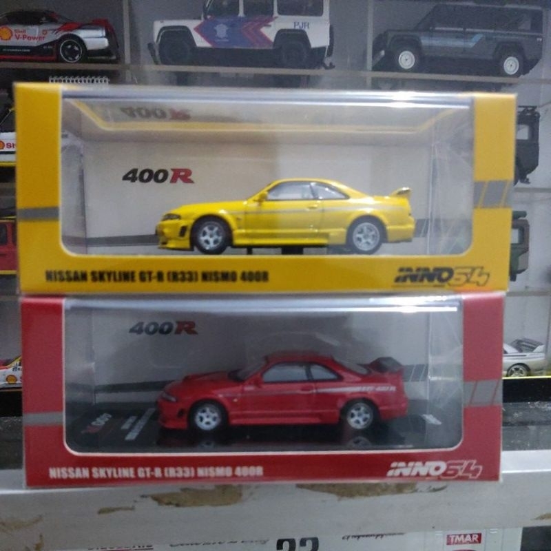 Jual inno64 inno Nissan skyline GT-R R33 Nismo 400R kuning dan merah ...
