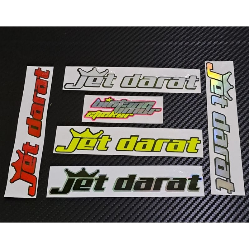 Jual STICKER STIKER JET DARAT CUTTING STICKER | Shopee Indonesia