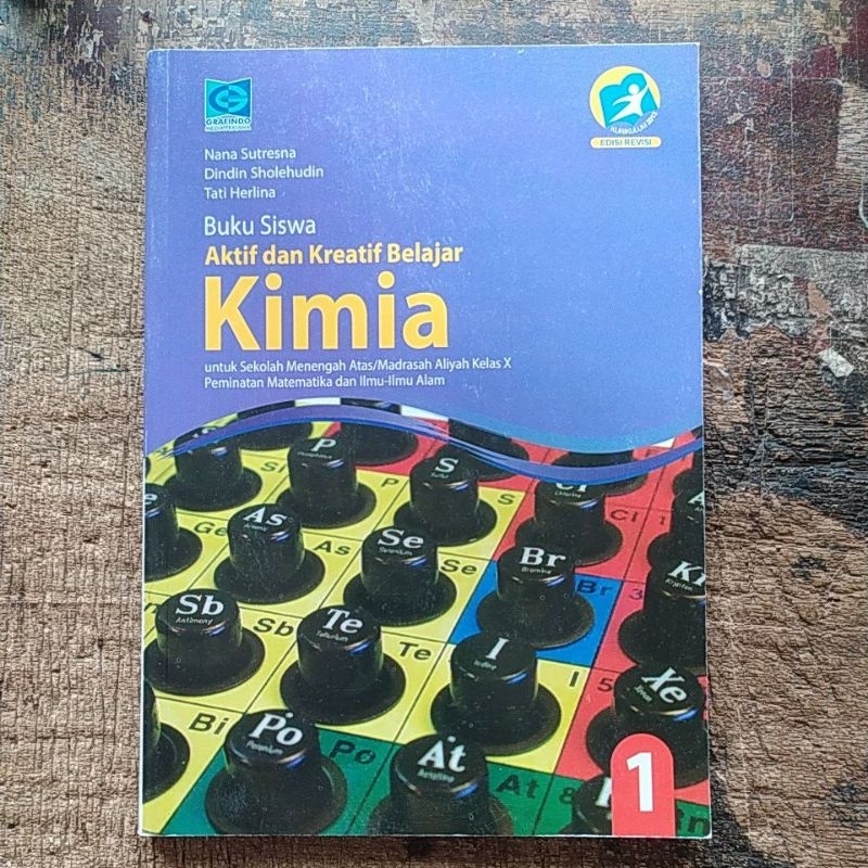 Jual Buku Siswa Aktif Dan Kreatif Belajar Kimia Untuk Kelas 1 Original