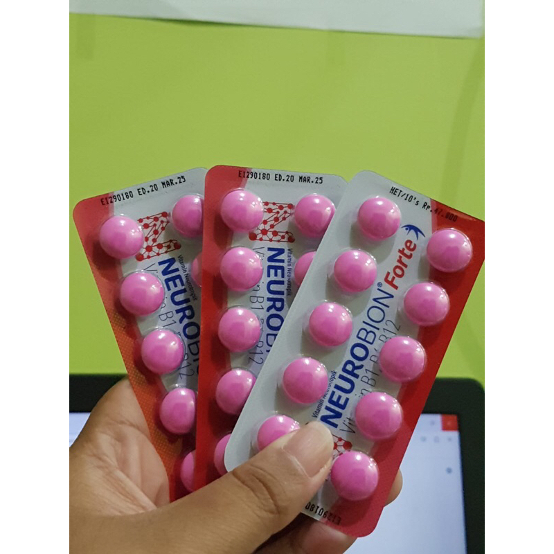 Jual Neurobion Forte Pink / Neorobion / Strip / 10 Tablet | Shopee ...