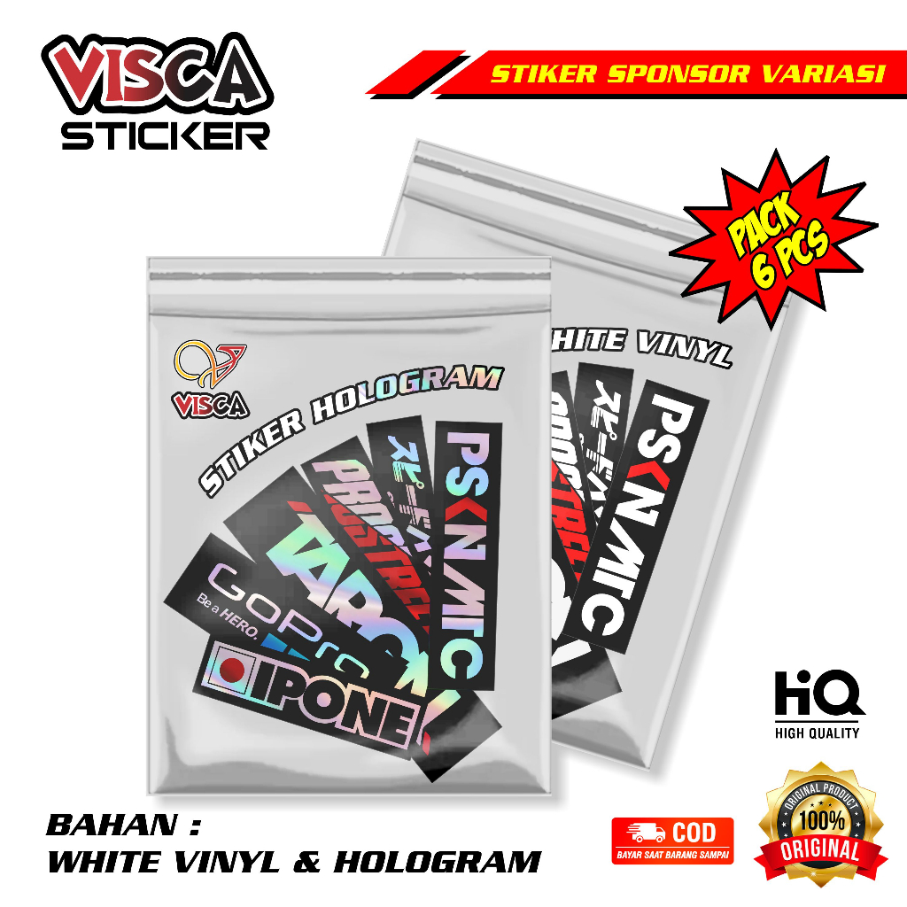 Jual Sticker Racing Hologram Pack - Stiker Motor Keren - Stiker Racing ...