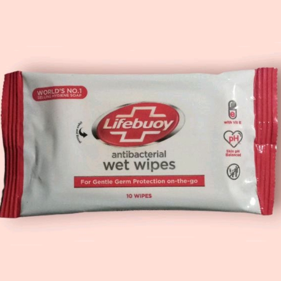 Jual Lifebuoy Wet Wipes Antibacterial 10 Lembar Shopee Indonesia