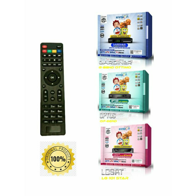 Jual Remot Original Dekoder GOL Kvision | Shopee Indonesia