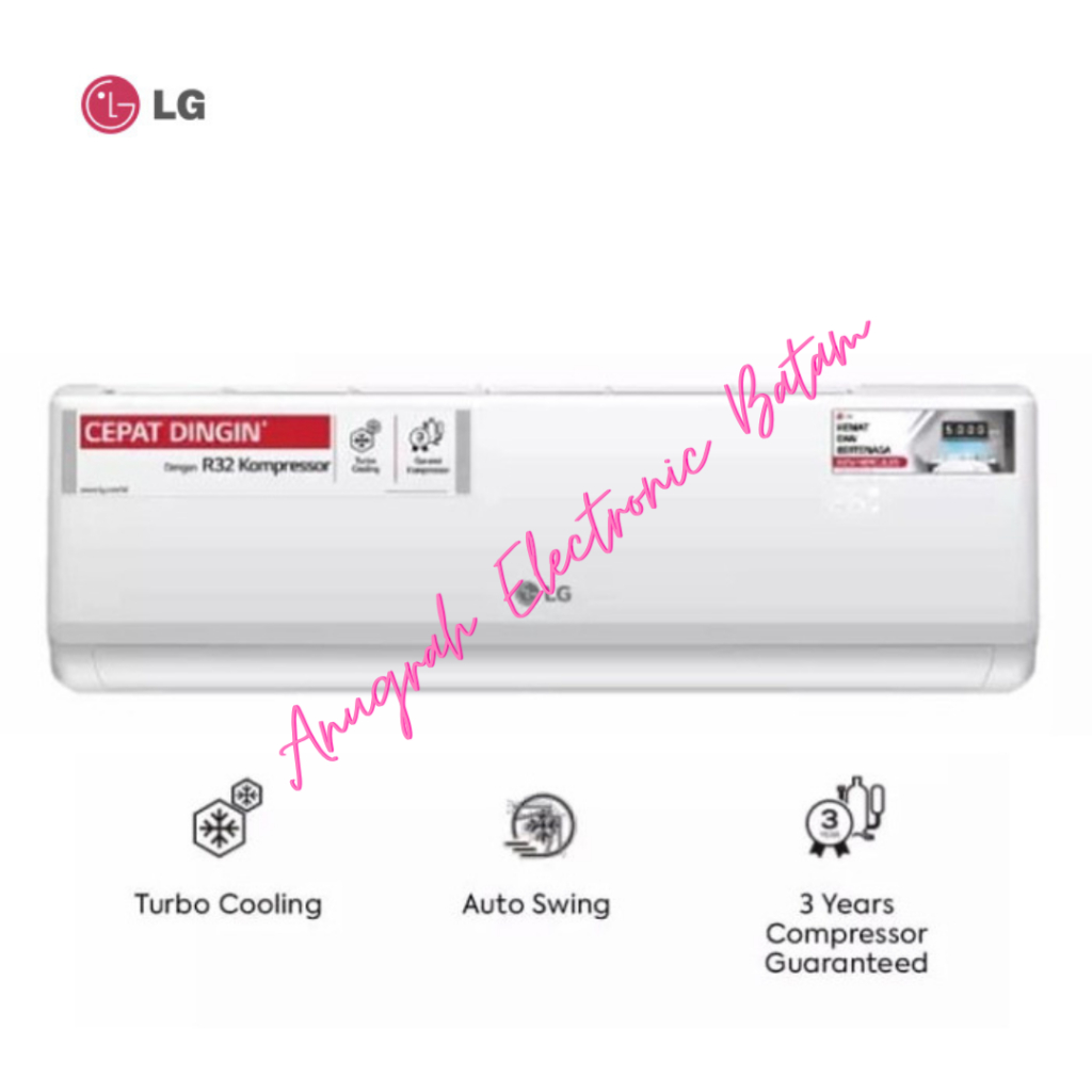 Jual AC LG T05EV5 DUALCOOL ECO INVERTER 1/2 PK 0,5 DUAL COMPRESOR BATAM