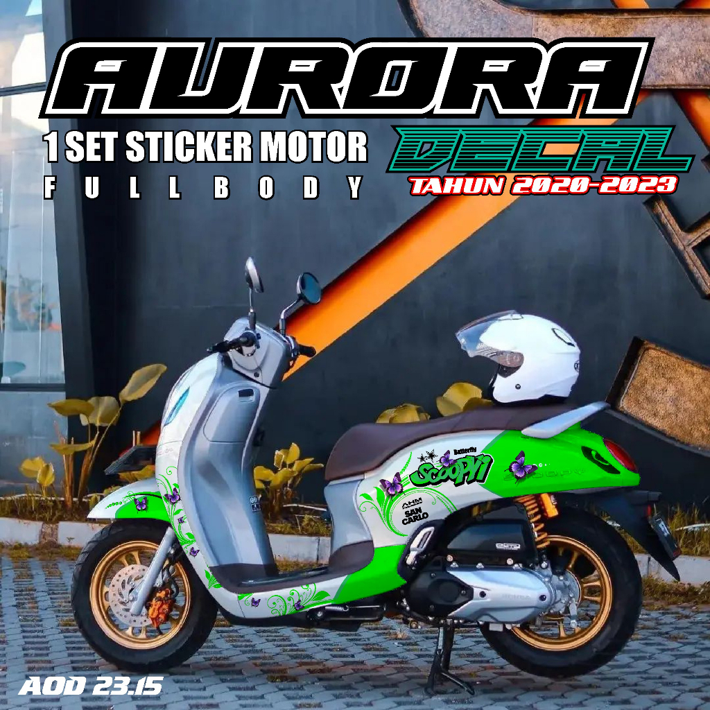 Jual Decal Dekal Sticker Stiker Striping scoopy SCOOPY TERBARU FULL ...