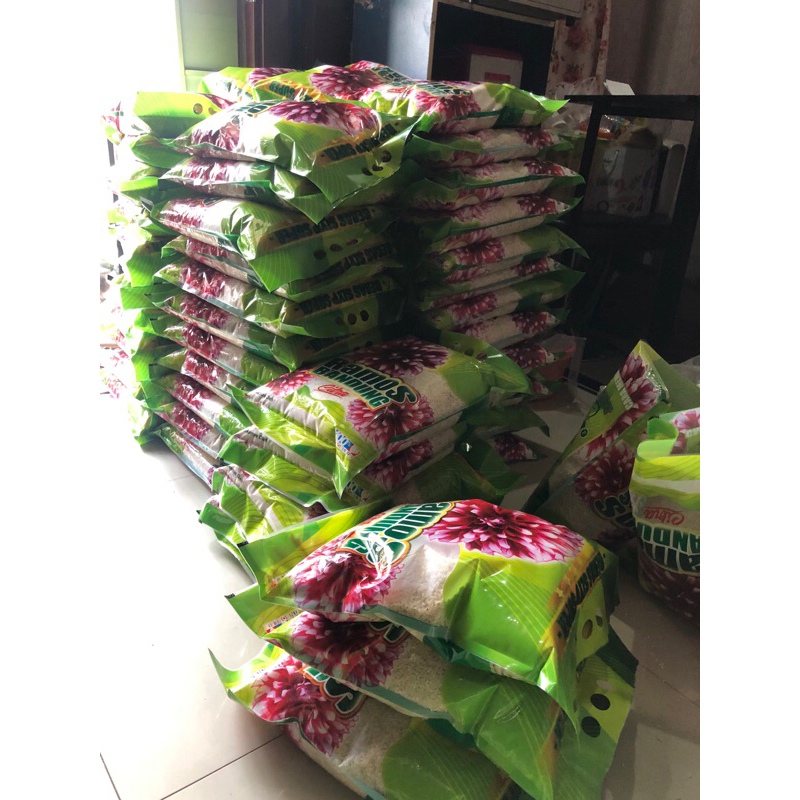 Jual beras ramos bandung 5liter & 5kg beras daun suci beras bmw ...